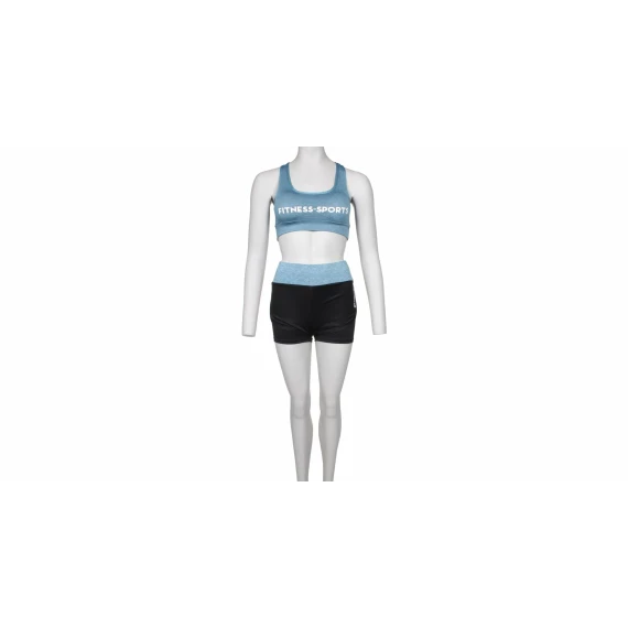 Runner 5W set de fitness pentru femei, albastru deschis