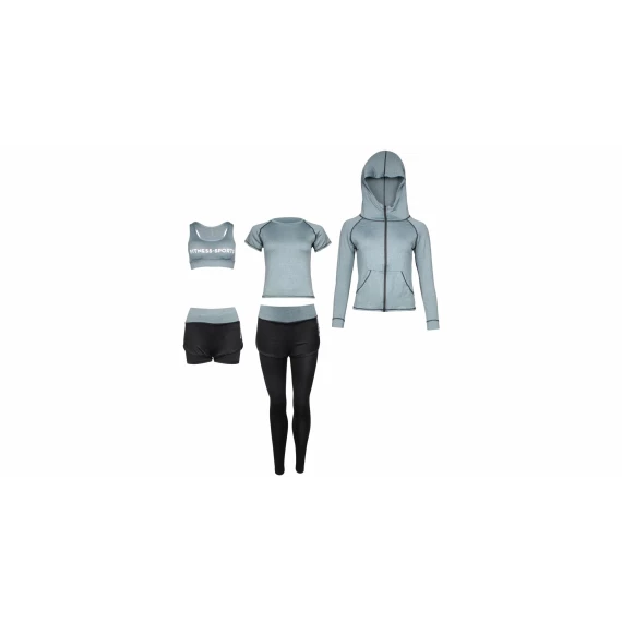 Runner 5W set de fitness pentru femei, albastru inchis
