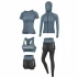 Runner 5W set de fitness pentru femei, albastru inchis