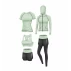 Runner 5W set de fitness pentru femei, verde