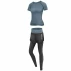 Runner Long 2W set de fitness pentru femei, albastru inchis
