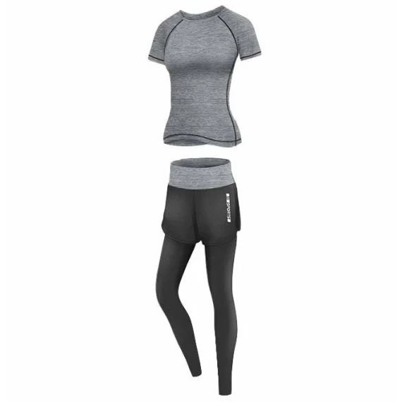 Runner Long 2W set de fitness pentru femei, gri