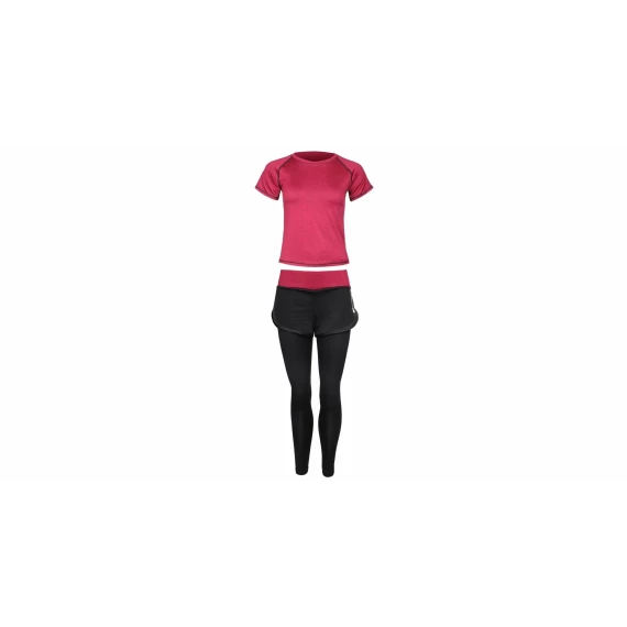 Runner Long 2W set de fitness pentru femei, rosu
