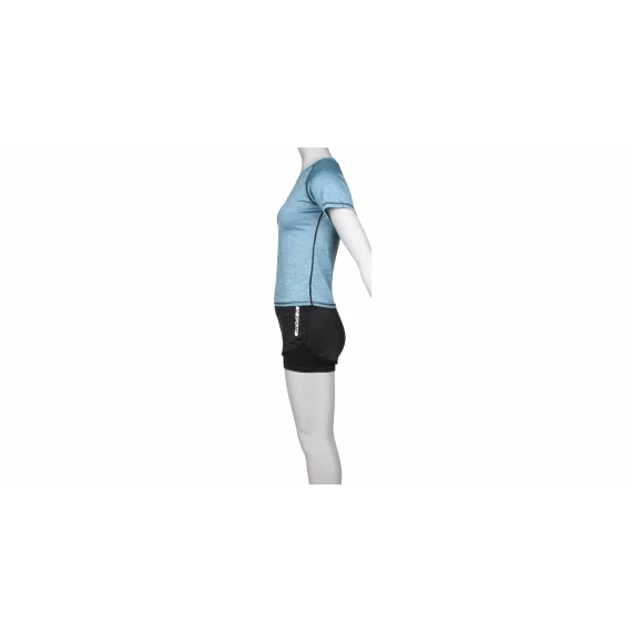 Runner Short 2W set de fitness pentru femei, albastru deschis