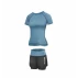 Runner Short 2W set de fitness pentru femei, albastru deschis