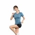 Runner Short 2W set de fitness pentru femei, albastru deschis