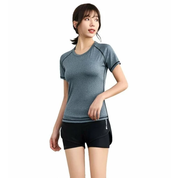 Runner Short 2W set de fitness pentru femei, albastru inchis