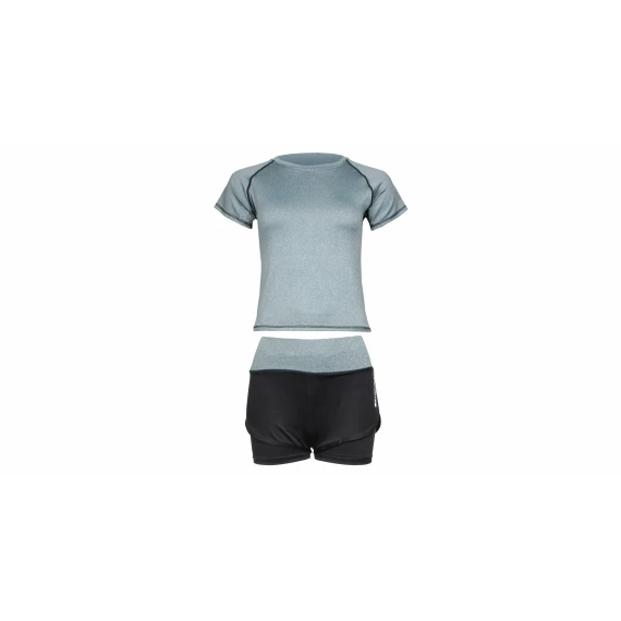 Runner Short 2W set de fitness pentru femei, albastru inchis