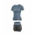 Runner Short 2W set de fitness pentru femei, albastru inchis