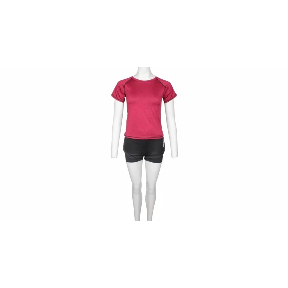 Runner Short 2W set de fitness pentru femei, rosu