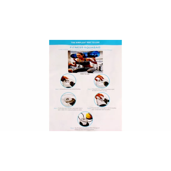 Sac antrenament cu apa Power Aquabag 10 kg
