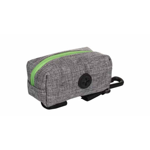 Sac de gunoi pentru caini Leash Bag verde