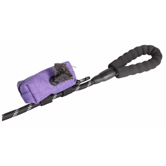 Sac de gunoi pentru caini Leash Bag  violet