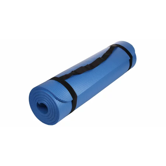 Saltea antrenament Yoga NBR 10 Mat albastru