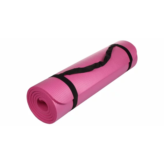 Saltea antrenament Yoga NBR 10 Mat roz