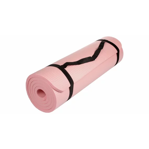 Saltea antrenament Yoga NBR 15 Mat roz