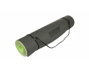 Saltea antrenament Yoga TPE 6 Double Mat negru-verde