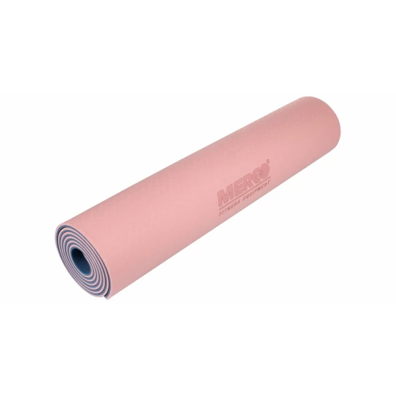 Saltea antrenament Yoga TPE 6 Double Mat roz-albastru