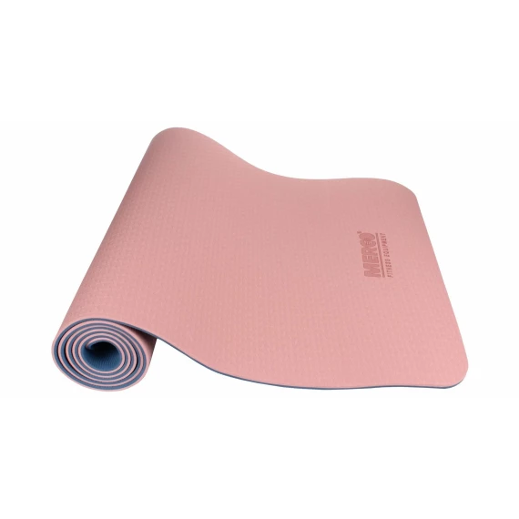 Saltea antrenament Yoga TPE 6 Double Mat roz-albastru