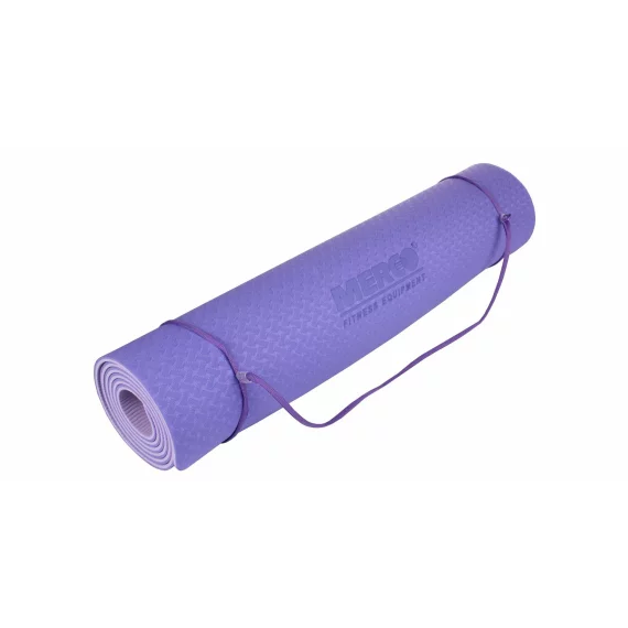 Saltea antrenament Yoga TPE 6 Double Mat violet-violet