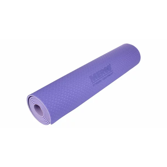 Saltea antrenament Yoga TPE 6 Double Mat violet-violet