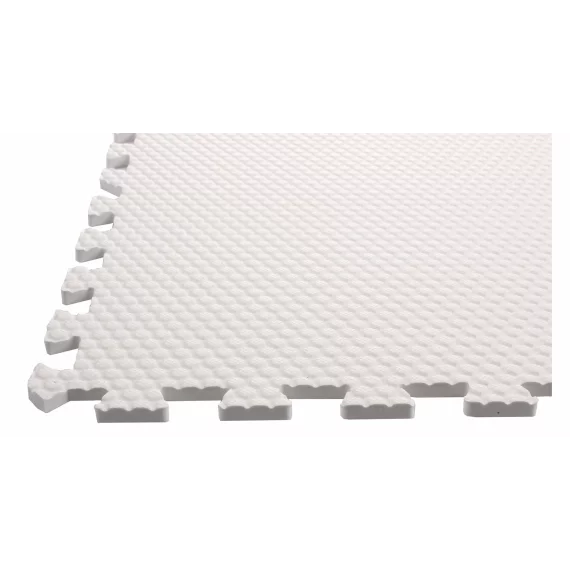 Set saltele fitness 60 x 60 x 1 cm imitatie lemn Woody, maro deschis, 4 buc