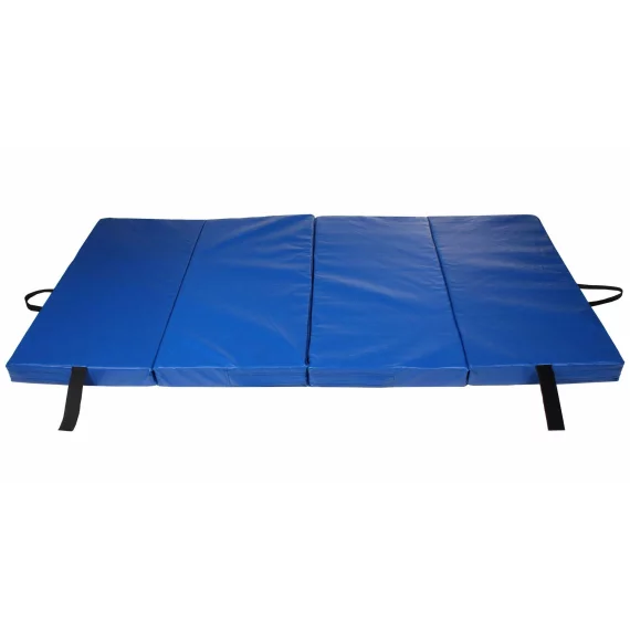 Saltea gimnastica pliabila FoldMat 8, 195 x 100 x 8 cm, albastru