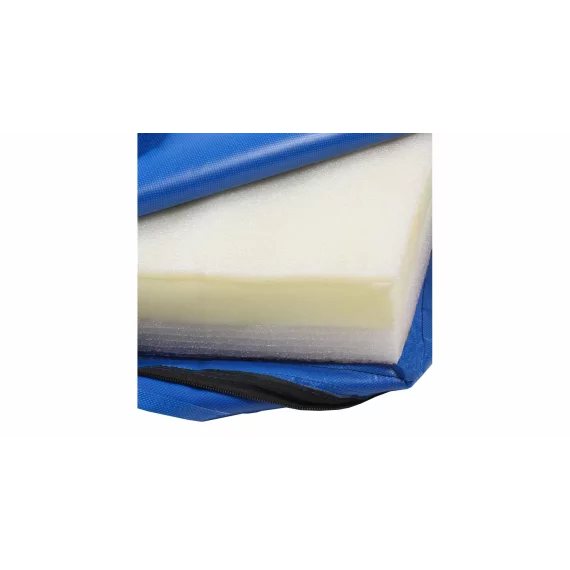 Saltea gimnastica pliabila FoldMat 8, 195 x 100 x 8 cm, albastru