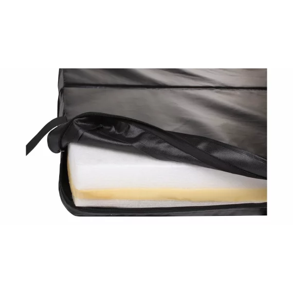 Saltea gimnastica pliabila FoldMat 8, 195 x 100 x 8 cm, negru