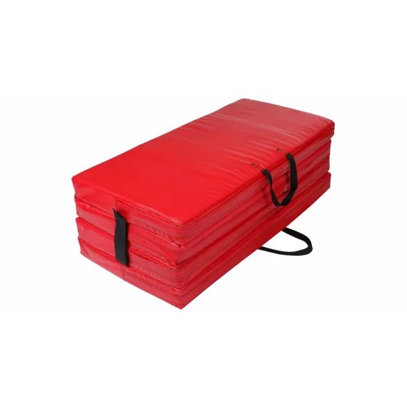 Saltea gimnastica pliabila FoldMat 8, 195 x 100 x 8 cm, rosu