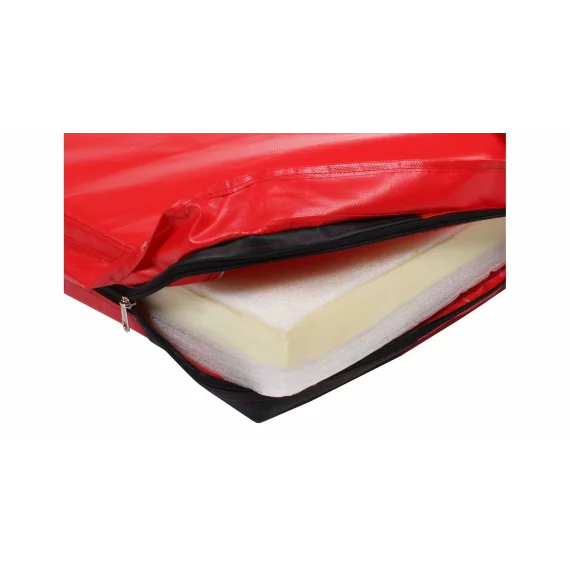 Saltea gimnastica pliabila FoldMat 8, 195 x 100 x 8 cm, rosu