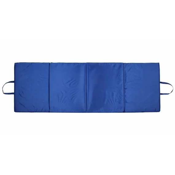 Saltea pliabila gimnastica Comfort Mat, 180 x 61 x 4 cm, albastru