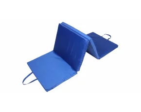 Saltea pliabila gimnastica Comfort Mat, 180 x 61 x 4 cm, albastru