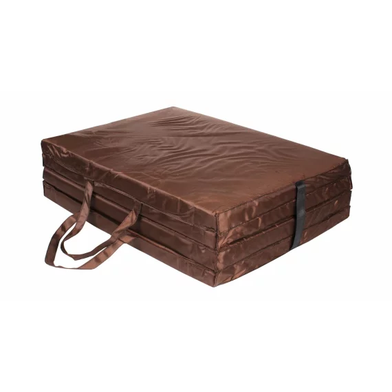Saltea pliabila gimnastica Comfort Mat, 180 x 61 x 4 cm, maro