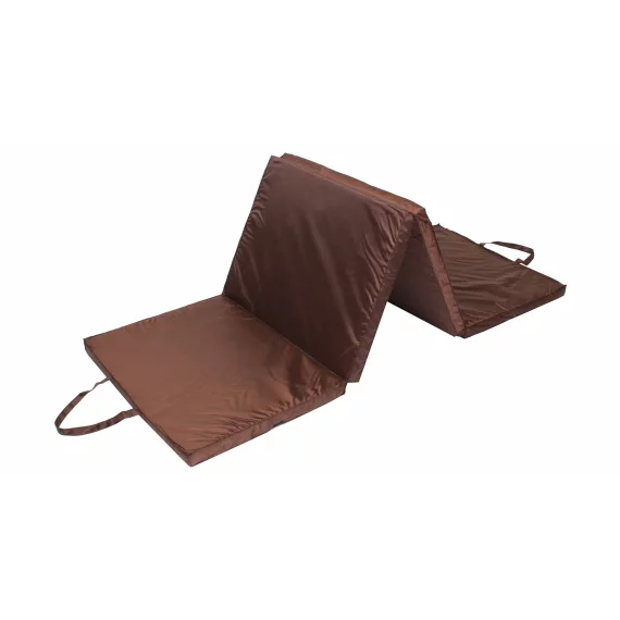 Saltea pliabila gimnastica Comfort Mat, 180 x 61 x 4 cm, maro