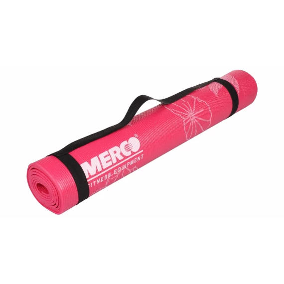 Saltea sport Print PVC 4 Mat, roz