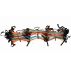 Scarita tripla multicolora