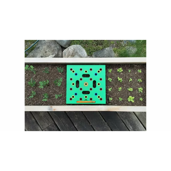 Seeder garden tool sowing template