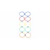 Set 10 cercuri Agility Circles, ajustabile