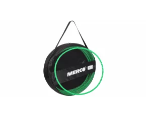Set 10 cercuri pentru gimnastica Merco Hula Hoop Aero, diametru 70 cm, husa transport inclusa