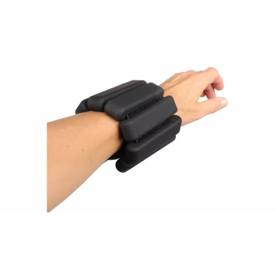 Set 2 greutati pentru incheieturi, Silicone Fitness 900