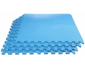 Set 4 saltele Colored Puzzle, albastru