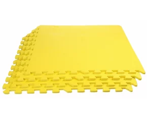 Set 4 saltele Colored Puzzle, galben