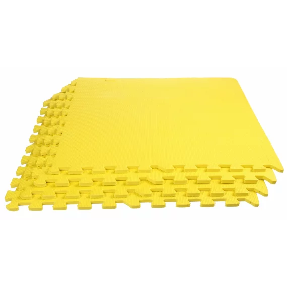 Set 4 saltele Colored Puzzle, galben