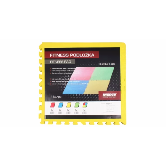 Set 4 saltele Colored Puzzle, galben
