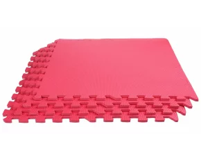 Set 4 saltele Colored Puzzle, rosu