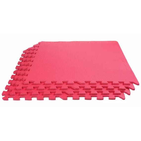 Set 4 saltele Colored Puzzle, rosu