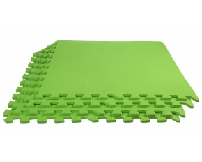Set 4 saltele Colored Puzzle, verde