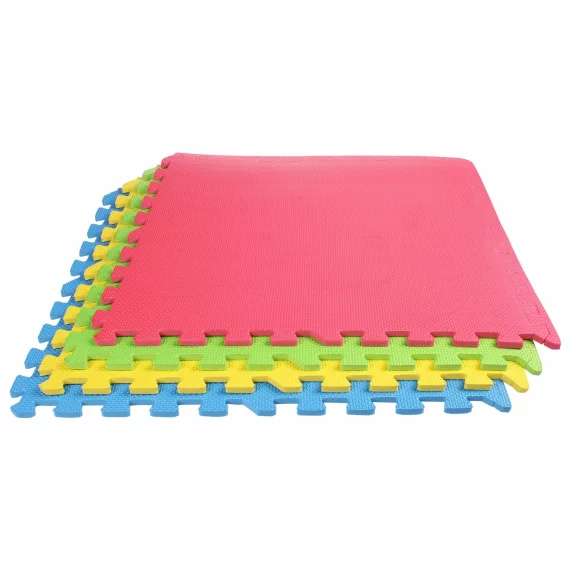 Set 4 saltele fitness Colored Puzzle, mix culori