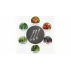 Set 50 carlige pentru fructe si legume Fruit Hooks 13, lungime 13 cm
